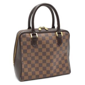 Louis Vuitton Brera Damier Ebene Handbag Brown